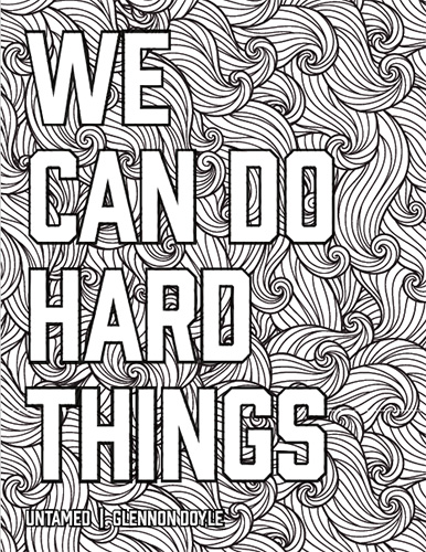 Instant Download BUY 2 GET 1 FREE We Can Do Hard Things Glennon Doyle Quote